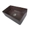 Nantucket Sinks 30 Inch Coffee Brown Fireclay Farmhouse Kitchen Sink T-FCFS30CB - alternate 8